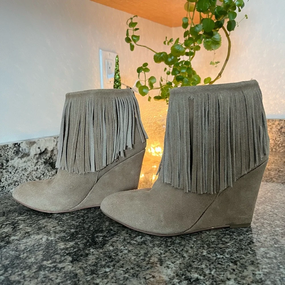 Chinese Laundry Fringe Booties